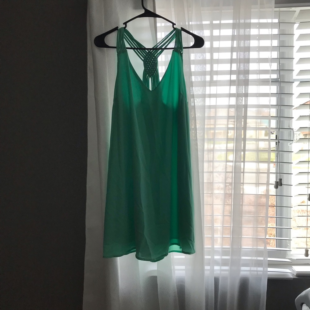 Teal summer dress